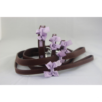 Flower PU Pet Dog Leash, Pet Product